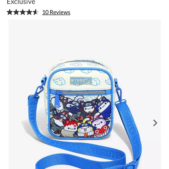 Naruto Nyaruto Ninja Cats crossbody bag - Picture 2 of 6
